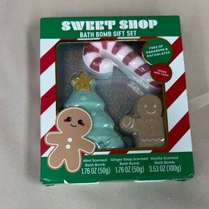 One Tree Planted Sweet Shop Bath Bomb Gift Set - Mint, Ginger Snap, Vanilla new